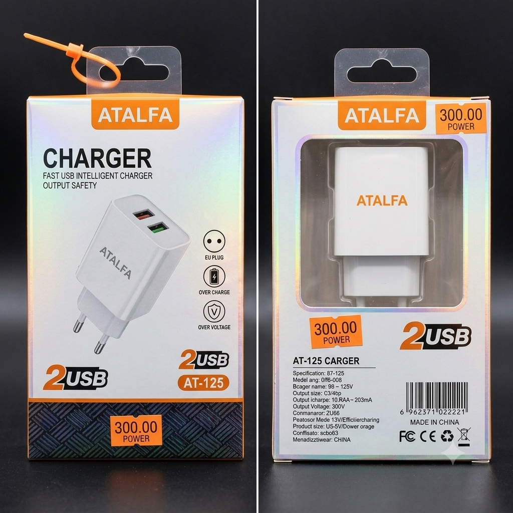 Dual USB Fast Intelligent Wall Charger
